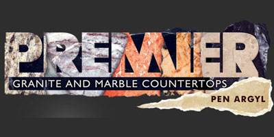Logo for Premere Marble, Pen Argyl, Pa.